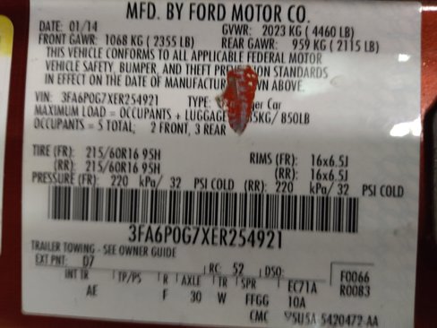Used 2014 Ford Fusion S image 33