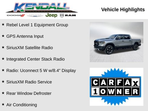 Certified 2022 RAM 1500 Rebel w/ Rebel Level 1 Equipment Group image 4