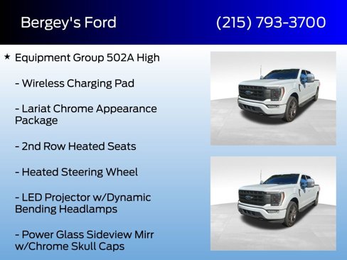 Certified 2022 Ford F150 Lariat w/ Equipment Group 502A High image 7