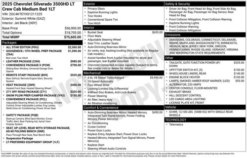 New 2025 Chevrolet Silverado 3500 LT w/ All Star Edition image 43