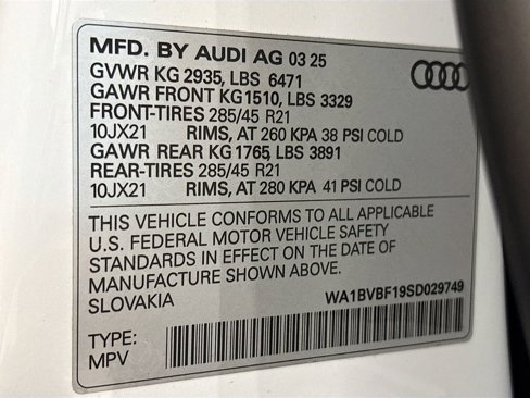 New 2025 Audi Q8 Premium Plus image 20