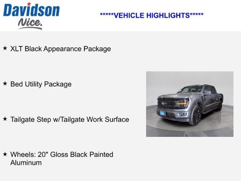 Certified 2024 Ford F150 XLT w/ Equipment Group 302A MID image 4