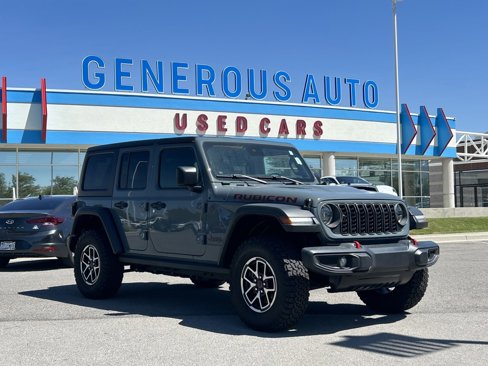 Used 2024 Jeep Wrangler Unlimited Rubicon w/ Safety Group image 1