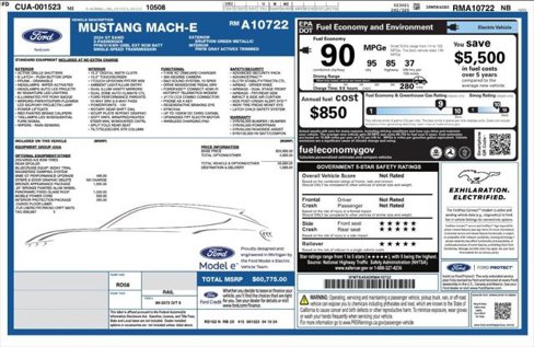 Used 2024 Ford Mustang Mach-E GT w/ Bronze Appearance Package image 4