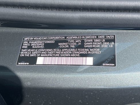 New 2026 Volvo XC60 T8 Ultra image 36