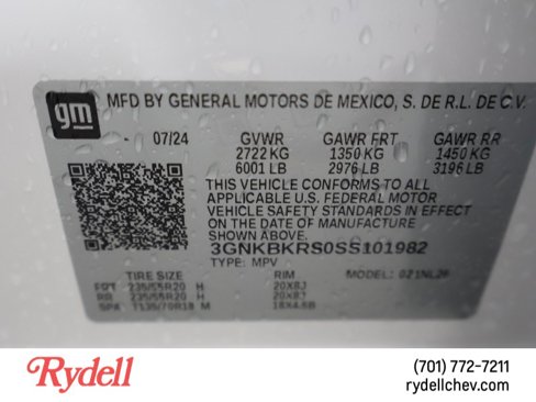 Certified 2025 Chevrolet Blazer RS w/ Enhanced Convenience Package image 26
