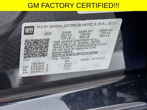 Certified 2023 GMC Sierra 1500 SLT w/ SLT Premium Package image 31