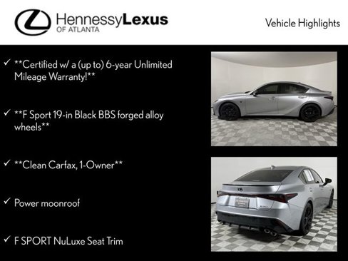 Used 2025 Lexus IS 500 image 12