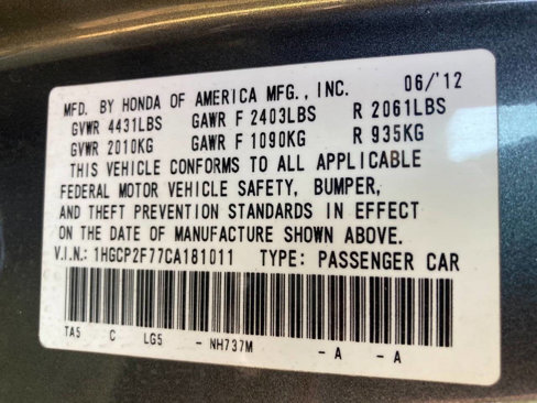 Used 2012 Honda Accord EX image 12