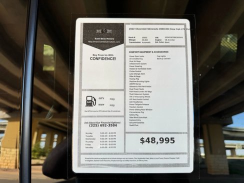 Used 2022 Chevrolet Silverado 3500 LTZ w/ LTZ Texas Edition image 34