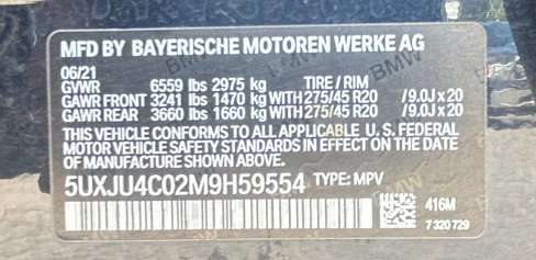 Used 2021 BMW X5 M50i w/ Executive Package image 14