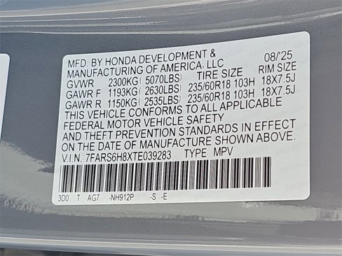 New 2026 Honda CR-V Sport-L image 36