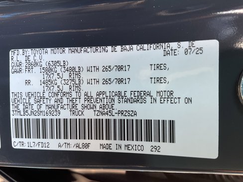 New 2025 Toyota Tacoma TRD Off-Road image 38