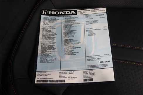 New 2026 Honda Passport TrailSport Elite image 31
