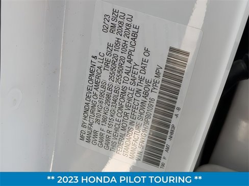 Used 2023 Honda Pilot Touring image 38