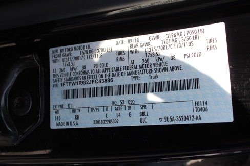 Used 2018 Ford F150 Raptor w/ Equipment Group 801A Mid image 35