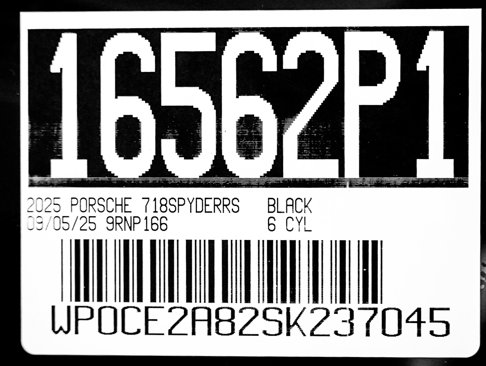 Certified 2025 Porsche 718 Boxster Spyder RS image 27