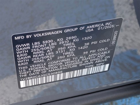New 2025 Volkswagen Atlas SEL image 41