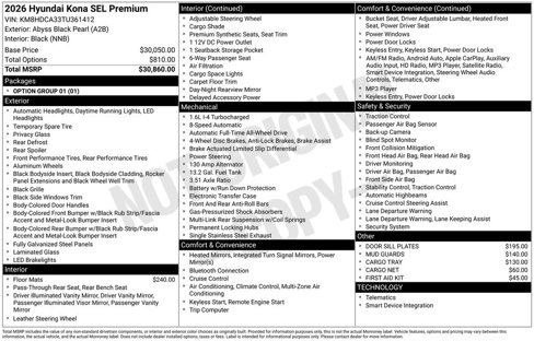 New 2026 Hyundai Kona SEL Premium image 5