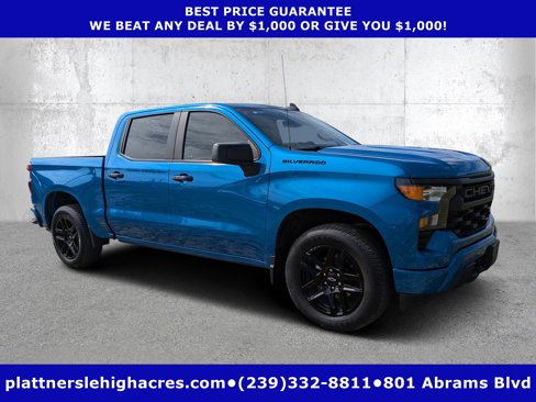 Used 2023 Chevrolet Silverado 1500 Custom w/ LPO, Dark Essentials Package image 1