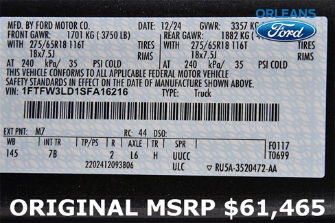 Used 2025 Ford F150 XLT w/ Equipment Group 302A MID image 15