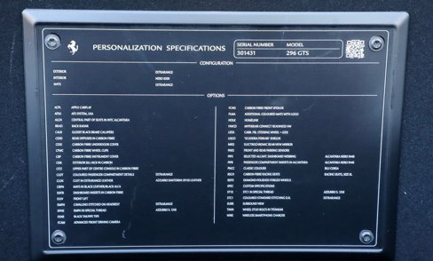 Certified 2024 Ferrari 296 GTS image 11