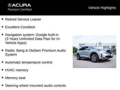 Certified 2025 Acura MDX w/ Technology Package image 5