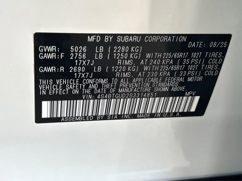 New 2025 Subaru Outback Wilderness image 18