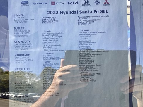 Used 2022 Hyundai Santa Fe SEL image 15