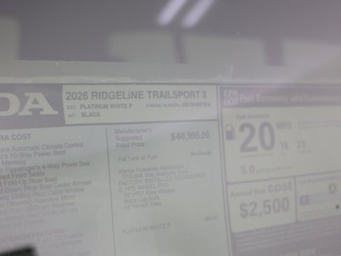 New 2026 Honda Ridgeline TrailSport+ image 28