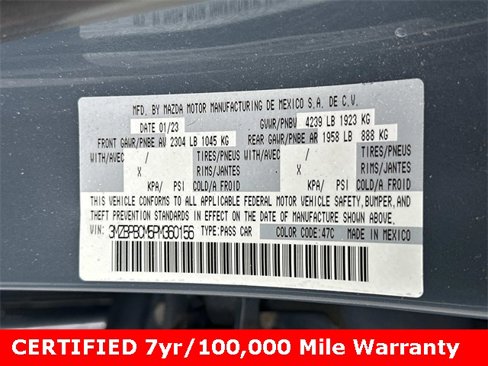 Used 2023 MAZDA MAZDA3 s image 30
