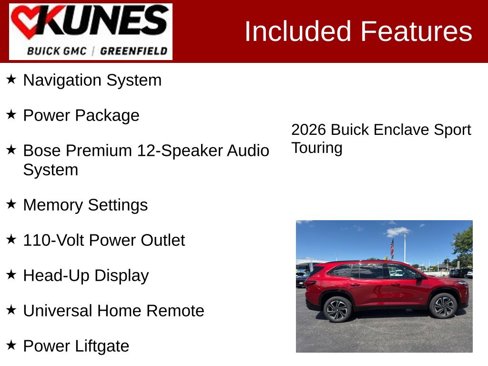 New 2026 Buick Enclave Sport Touring w/ Power Package image 3