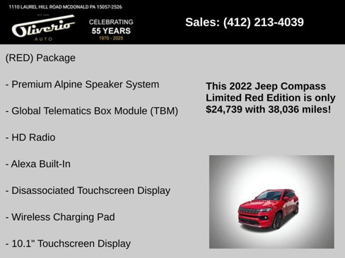 Used 2022 Jeep Compass Limited image 16