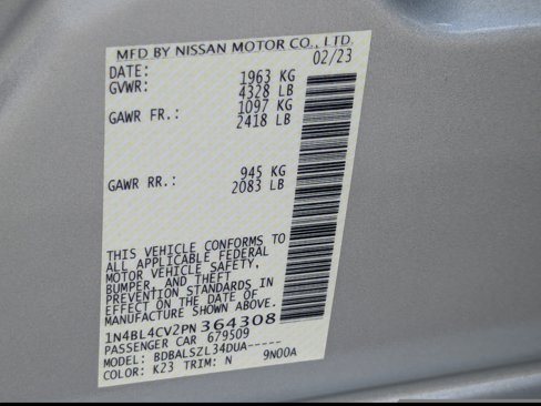 Used 2023 Nissan Altima 2.5 SR image 33