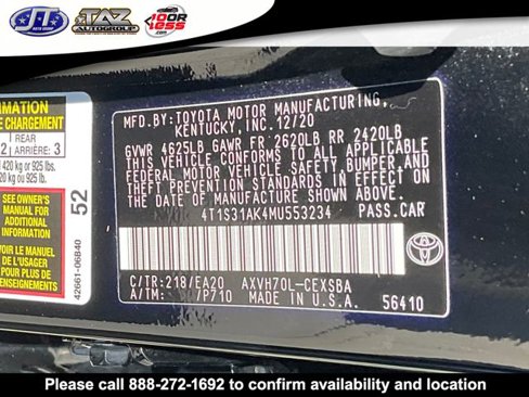 Used 2021 Toyota Camry SE w/ Cold Weather Package image 23