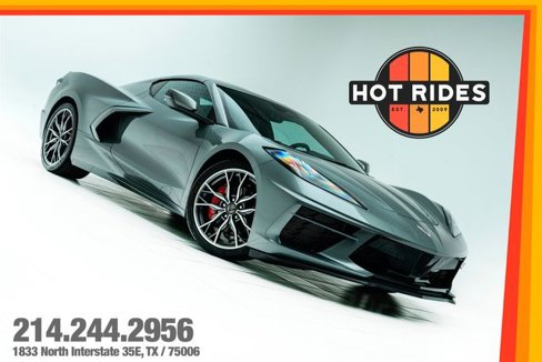 Used 2024 Chevrolet Corvette Stingray Coupe w/ Chrome Exterior Badge Package image 1