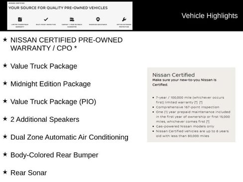 Certified 2021 Nissan Frontier SV w/ Midnight Edition Floor Mats image 5