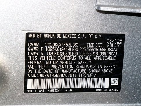 Certified 2025 Acura ADX FWD image 38