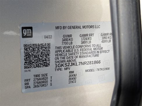 Certified 2022 GMC Yukon XL Denali image 43