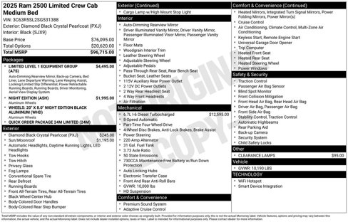 New 2025 RAM 2500 Limited image 5