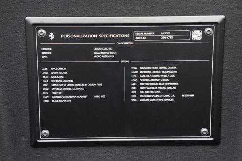 Certified 2024 Ferrari 296 GTB image 9