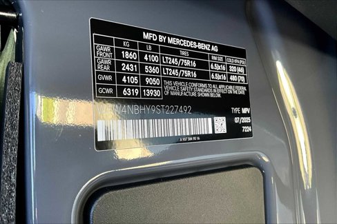 New 2025 Mercedes-Benz Sprinter 2500 image 18