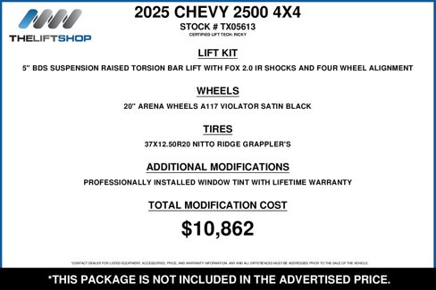 Used 2025 Chevrolet Silverado 2500 LT w/ Trail Boss Package image 2