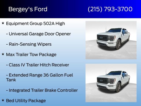 Certified 2022 Ford F150 Lariat w/ Equipment Group 502A High image 8