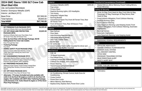 Used 2024 GMC Sierra 1500 SLT w/ SLT Premium Plus Package image 34