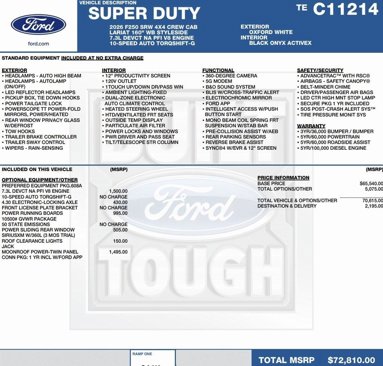 New 2026 Ford F250 Lariat image 2