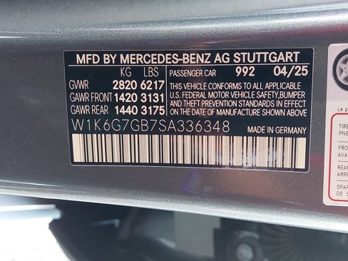 New 2025 Mercedes-Benz S 580 4MATIC Sedan image 36