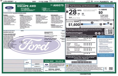 Certified 2023 Ford Escape ST-Line w/ Tech Pack #1 image 8