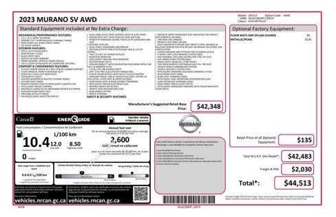 Used 2023 Nissan Murano SV image 2