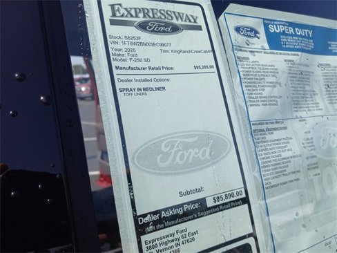 New 2025 Ford F250 King Ranch w/ Chrome Package image 28